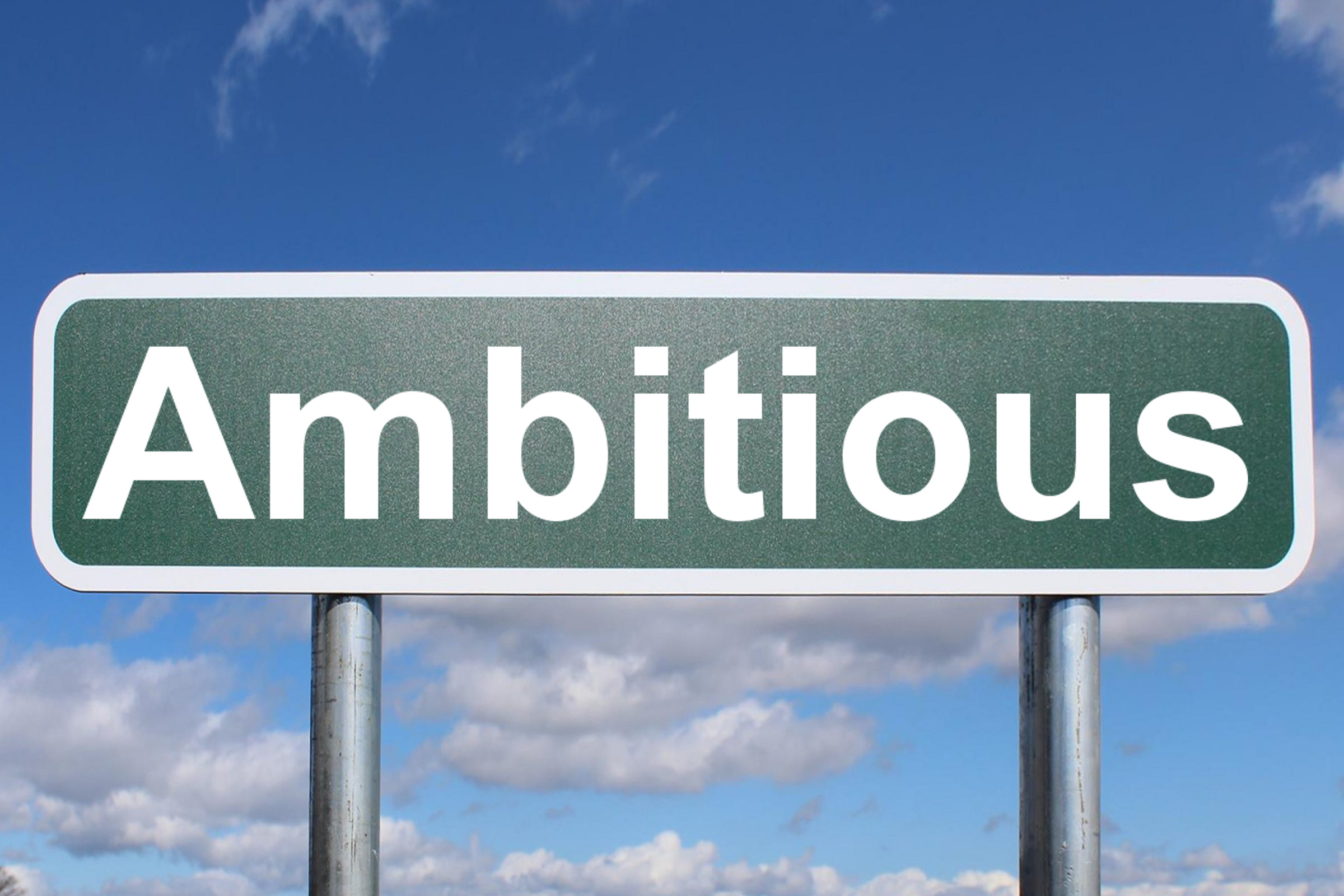 The zest of ambition